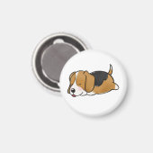 Aimant Chien, Beagle, Nature (Recto/Verso)