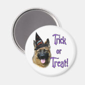 Aimant Chien berger allemand (sable) Trick (Recto/Verso)