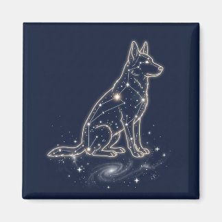 Aimant Chien berger céleste Constellation Nuit étoilée