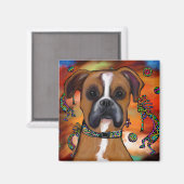 AIMANT CHIEN BOXER (Recto/Verso)