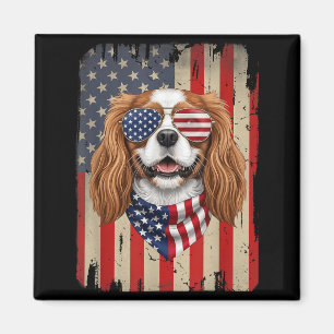 Aimant Chien Cavalier King Charles Spaniel 4 Juillet