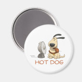 Aimant Chien chaud (Recto/Verso)