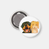 Aimant Chien, Chien, Chien, Animal (Recto/Verso)