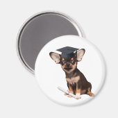Aimant Chien Chihuahua (Recto/Verso)