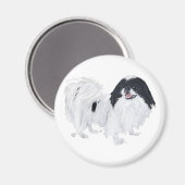 Aimant Chien chinois japonais (Recto/Verso)