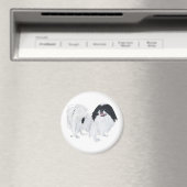 Aimant Chien chinois japonais (In Situ (Lave-vaisselle))