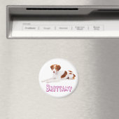 Aimant Chien Chiot Brittany Spaniel (In Situ (Lave-vaisselle))