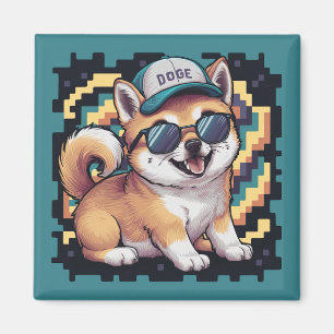 Aimant Chien chiot Shiba Inu