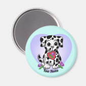 Aimant Chien coeur (Recto/Verso)