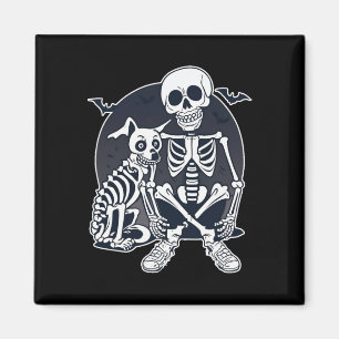 Aimant Chien comme os Halloween Skeleton costume