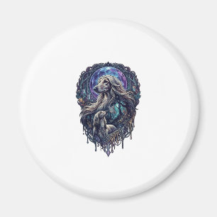 Aimant Chien Crystal Moon Forêt Enchantée_1