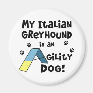 Aimant Chien d'agilité de lévrier italien
