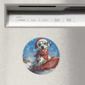 Aimant Chien dalmate dans la corniche laissez-le neiger N (In Situ (Lave-vaisselle))