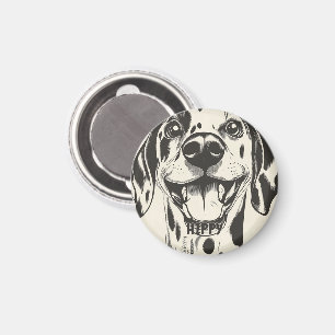 Aimant Chien dalmate personnalisé