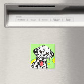 Aimant Chien dalmatien avec des cercles (In Situ (Lave-vaisselle))