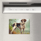 Aimant Chien de chasse avec oiseau dans la bouche (In Situ (Lave-vaisselle))