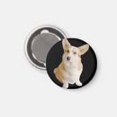 Aimant Chien de Corgi gallois (Recto/Verso)