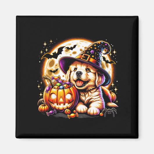 Aimant Chien de Halloween (Devant)