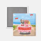 Aimant Chien de la Saint-Valentin (Recto/Verso)