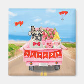 Aimant Chien de la Saint-Valentin (Devant)