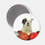Aimant Chien de Noël (Recto/Verso)