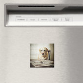 Aimant Chien de routine du matin (In Situ (Lave-vaisselle))