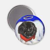 Aimant Chien de Terre-Neuve (Recto/Verso)