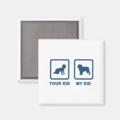 Aimant Chien d'eau espagnol (Recto/Verso)