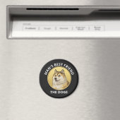 Aimant Chien Dogecoin Personnalisé (In Situ (Lave-vaisselle))