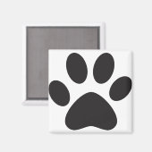 Aimant Chien Empreinte de patte Chat Animal Animaux Pied (Recto/Verso)