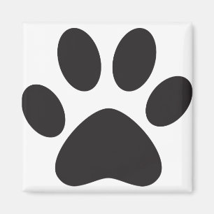 Aimant Chien Empreinte de patte Chat Animal Animaux Pied