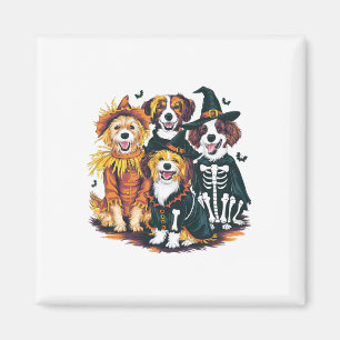 Aimant Chien en Costumes Automne Saison Halloween Funny C