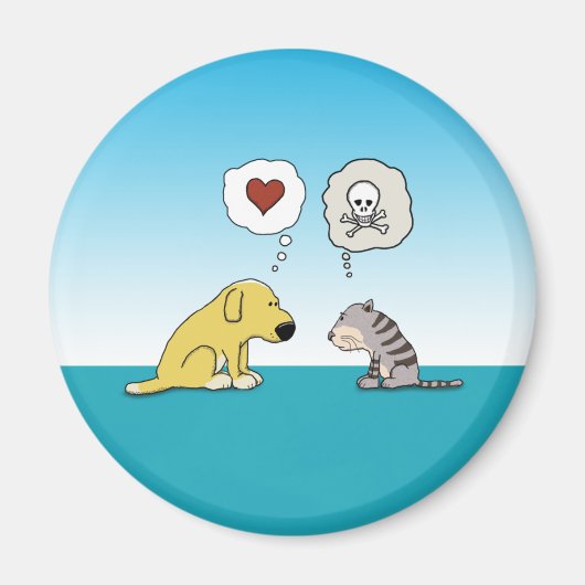 Aimant chien et chat (Devant)