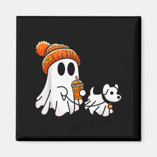 Aimant Chien fantôme drôle de costume d'Halloween
