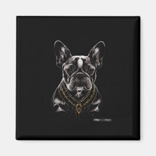 Aimant Chien Français Chien Chien Graphique Tee - shirt H