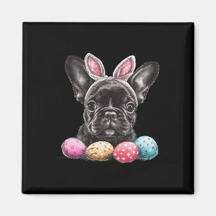 Aimant Chien français de la fête de Pâques Chien français