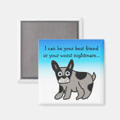 Aimant Chien humoristique (Recto/Verso)