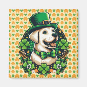 Aimant Chien mignon de la Saint Patrick