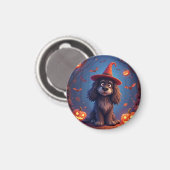 Aimant Chien mignon d'Halloween (Recto/Verso)