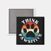 Aimant Chien Paw Pawsitive (Recto/Verso)