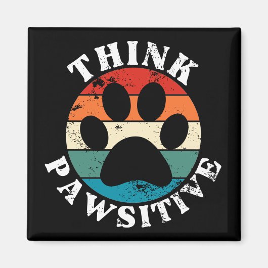 Aimant Chien Paw Pawsitive (Devant)