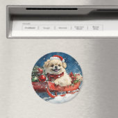 Aimant Chien pekingese dans la corniche laissez passer No (In Situ (Lave-vaisselle))