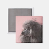 Aimant Chien regardant loin (Recto/Verso)