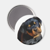 Aimant Chien Rottweiler (Recto/Verso)