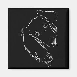 Aimant Chien Saluki surpris drôle