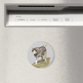 Aimant Chien sibérien Husky (In Situ (Lave-vaisselle))