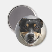 Aimant chien souriant (Recto/Verso)