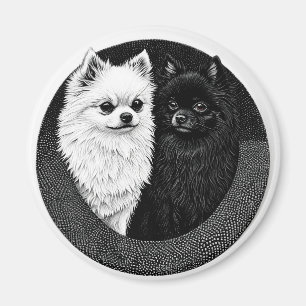 Aimant Chien Spitz Japonais Pour Cadeau Amateurs D