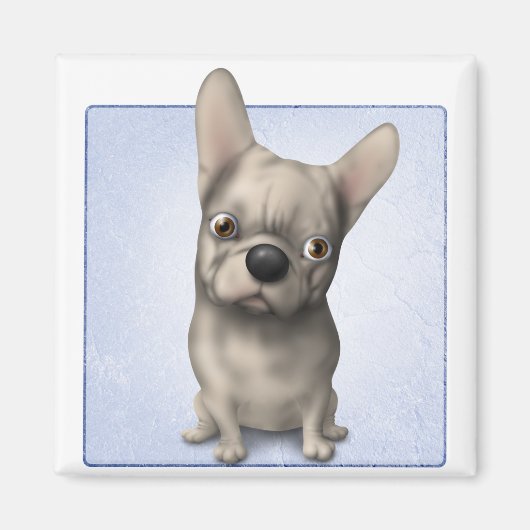 Aimant Chien-taureau français (Buff) (Devant)