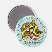 Aimant Chien temps de jeu (Recto/Verso)